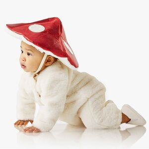 Pottery Barn Kids Red and White Mushroom Costume